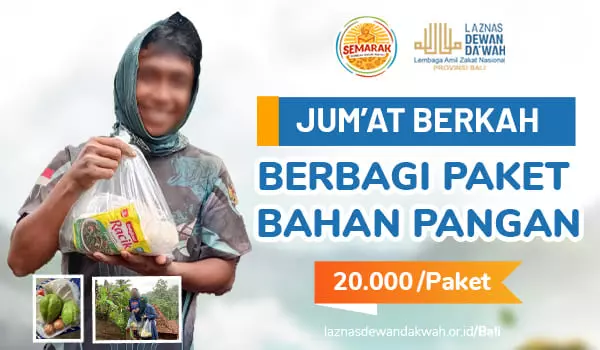 Berbagi Bahan Pangan, Raih Pahala Berlimpah di Jum'at Berkah