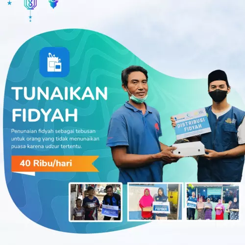 Tunaikan Fidyah, Gantikan Puasa Ramadhan, Bantu Masyarakat Bali