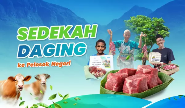 Sedekah Daging untuk Pelosok Negeri