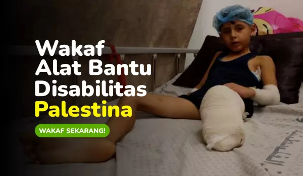 Wakaf Alat Bantu Disabilitas Palestina