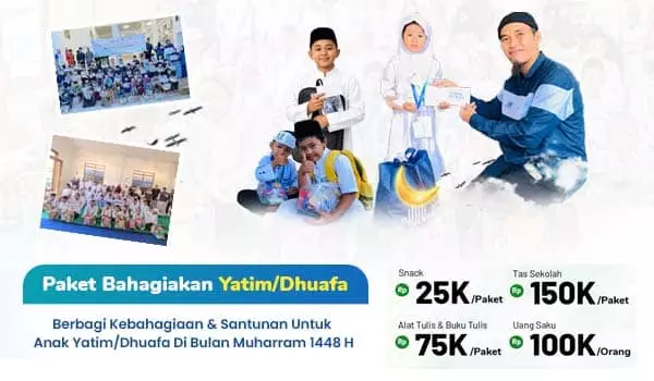 Bahagiakan anak yatim/dhuafa di bulan Muharram