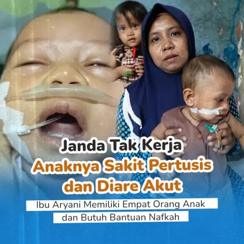 Bantu Janda Beranak Empat Punya Nafkah untuk Biayai Pengobatan Anaknya