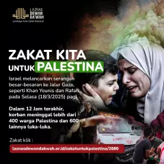 Zakat Kita untuk Palestina, Dukung dan Kuatkan Mereka Bertahan
